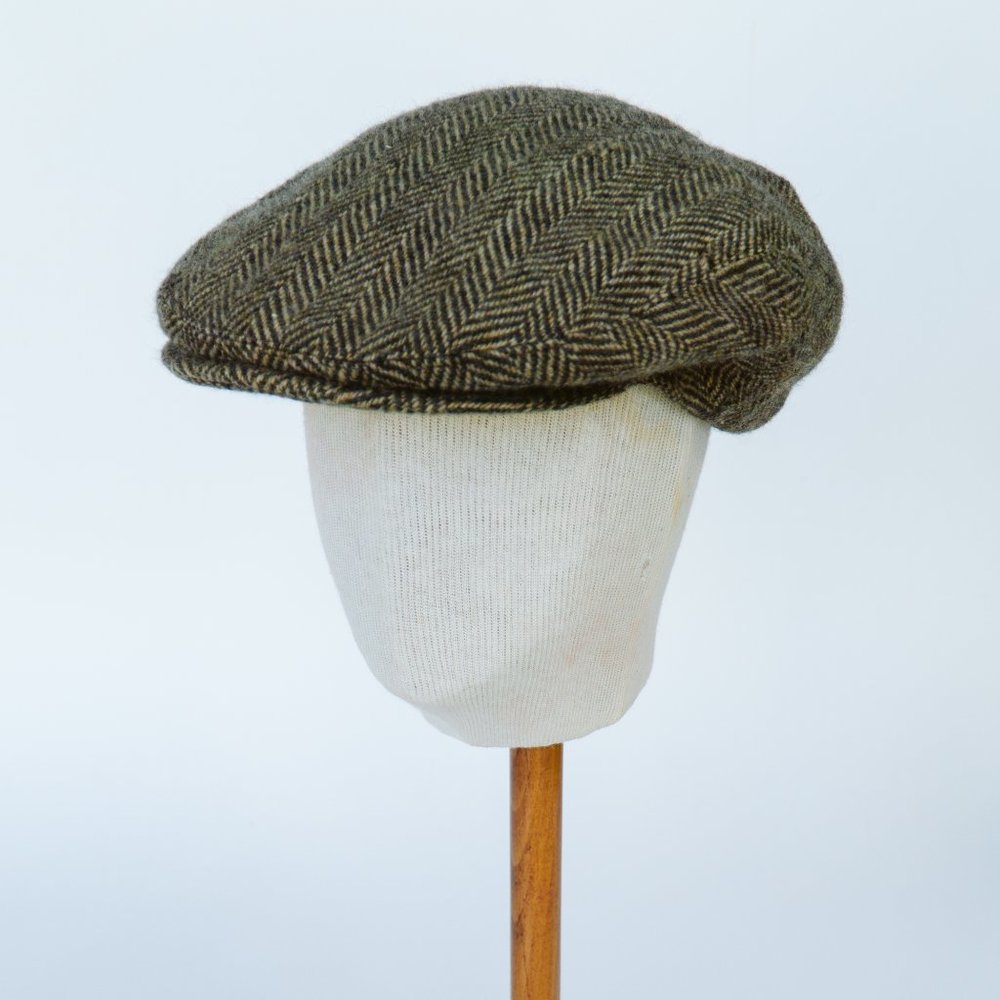 Tweed Wool Flat Cap